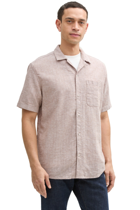 Tom Tailor beige heren overhemd