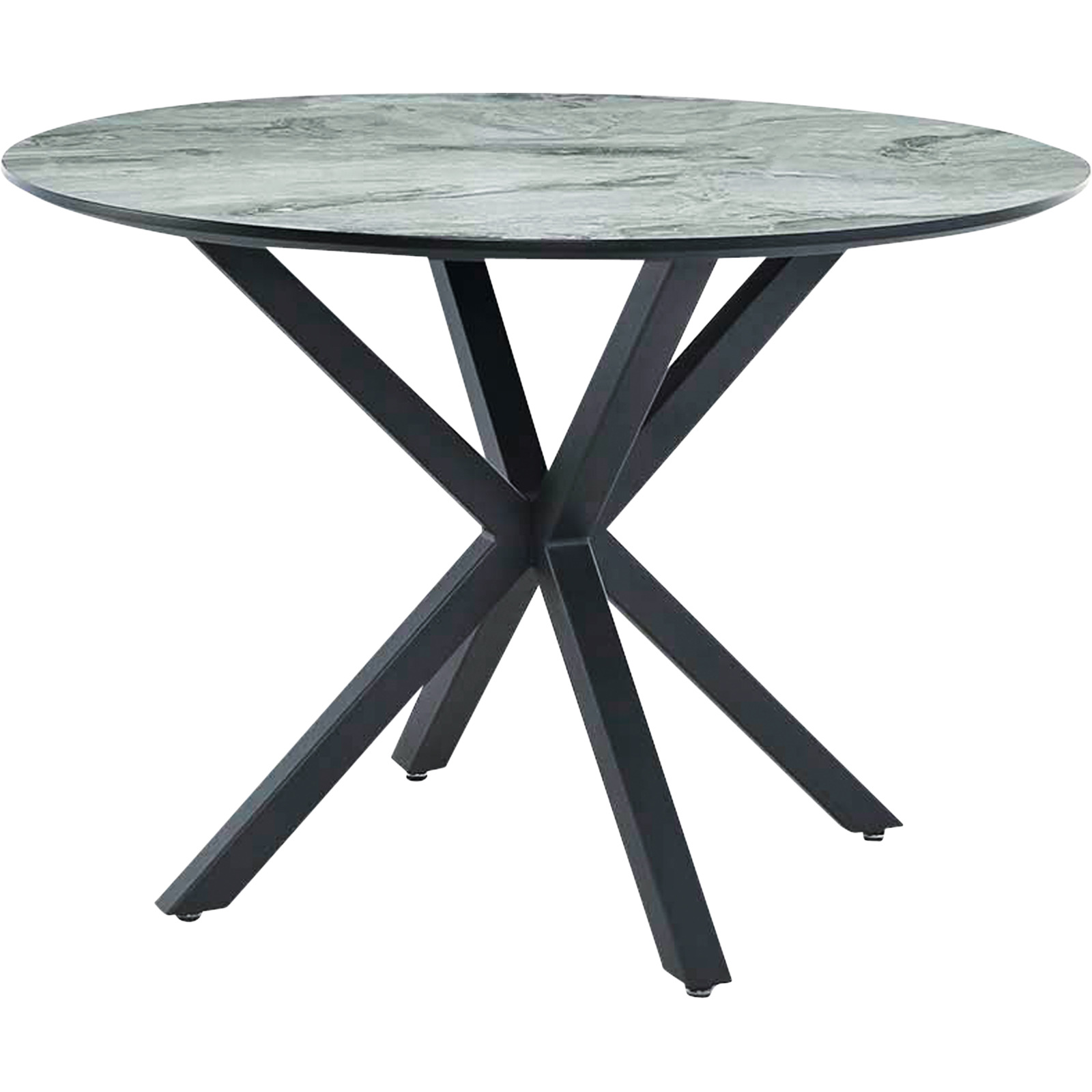 Tisch Ontario Dekor Marmoroptik 110 x 77 x 110 cm