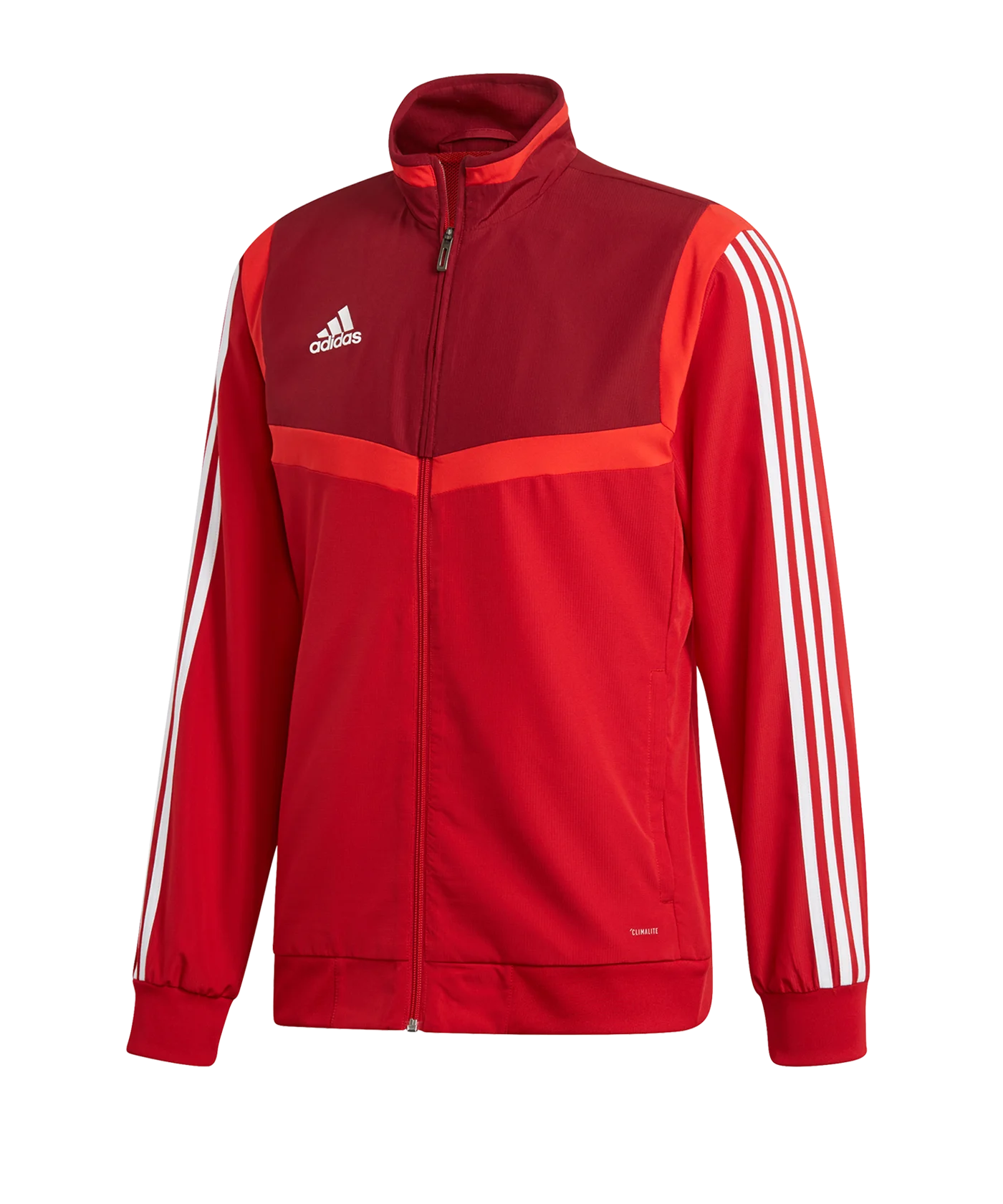 adidas Tiro 19 Präsentationsjacke Rot Weiss