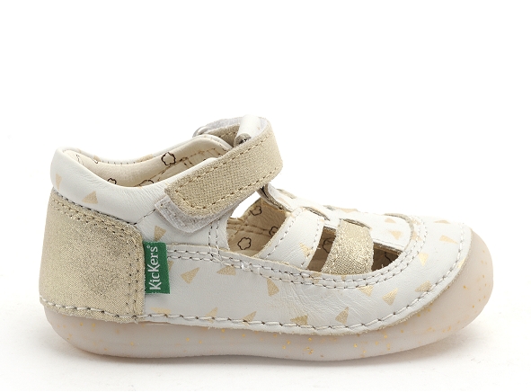 Kickers boots et bottillon bebe sushy fille blanc