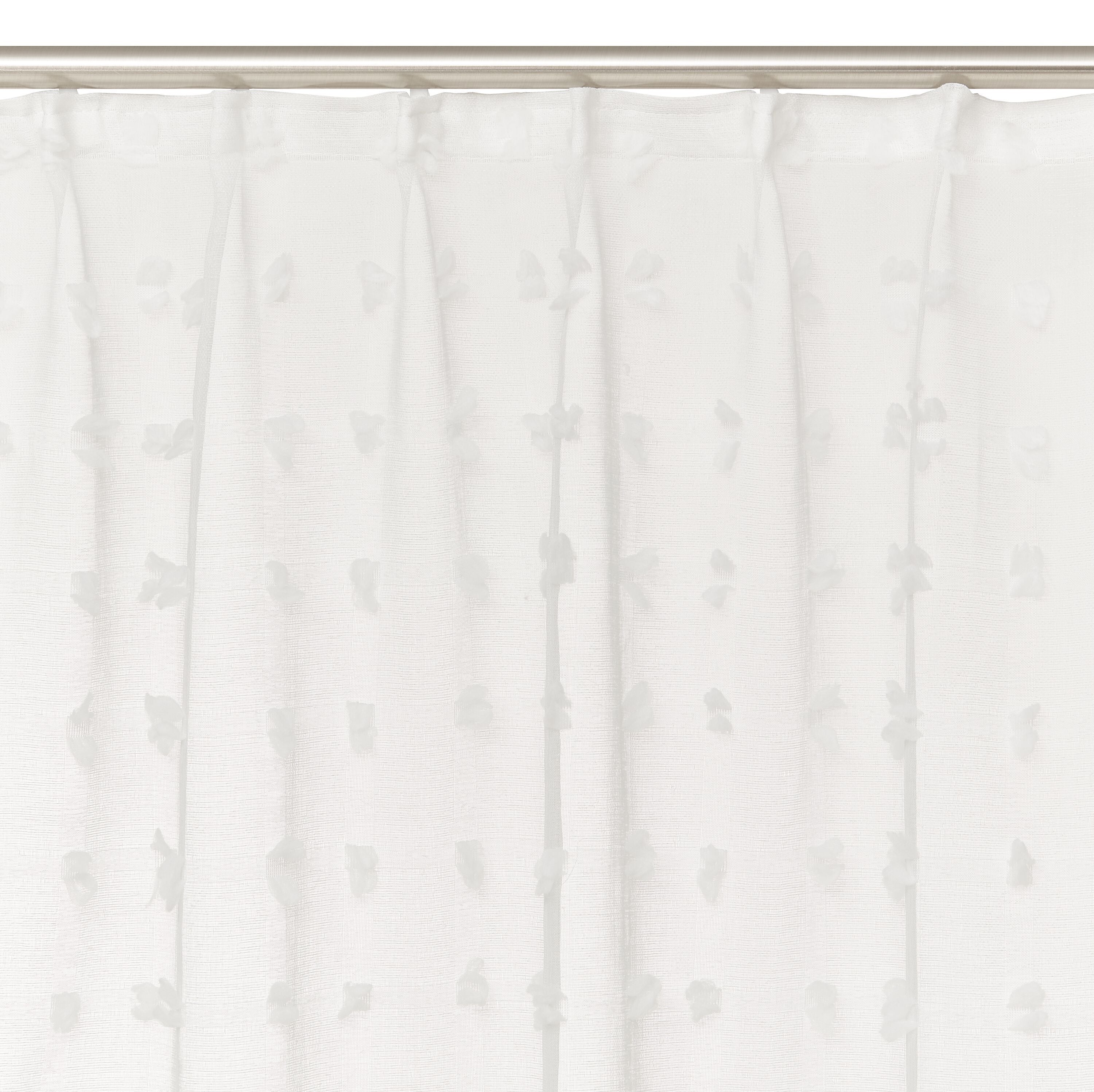 VIDA Fertigvorhang Tag - Weiss / B: 150.0 cm x H: 260.0 cm