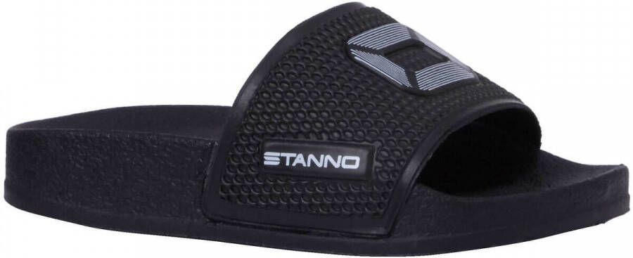 Stanno Stadium II badslippers Zwart Imitatieleer 28