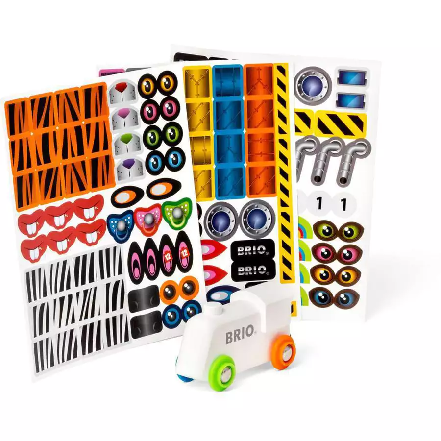 Brio BRIO Sticker-Lokomotive bunt