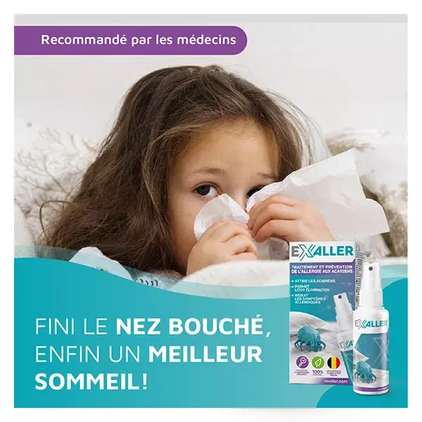 ExAller Spray Antiácaros 150ml. Sem inseticida.