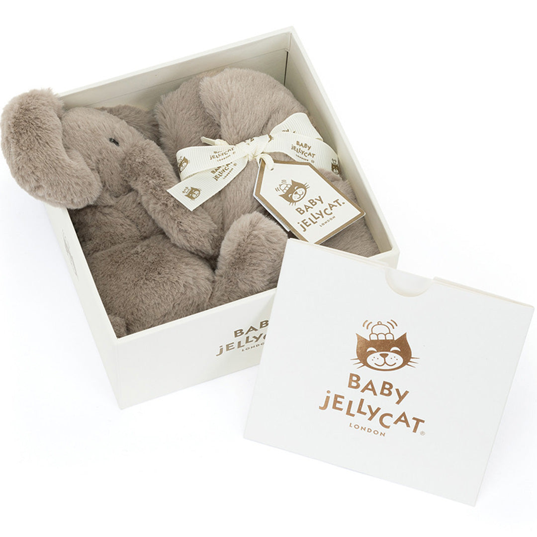 Jellycat knuffeldoek smudge olifant - 34 cm