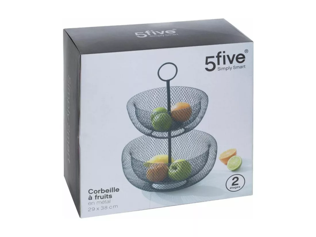 Corbeille à fruits - 5five - D 29 cm - Noir