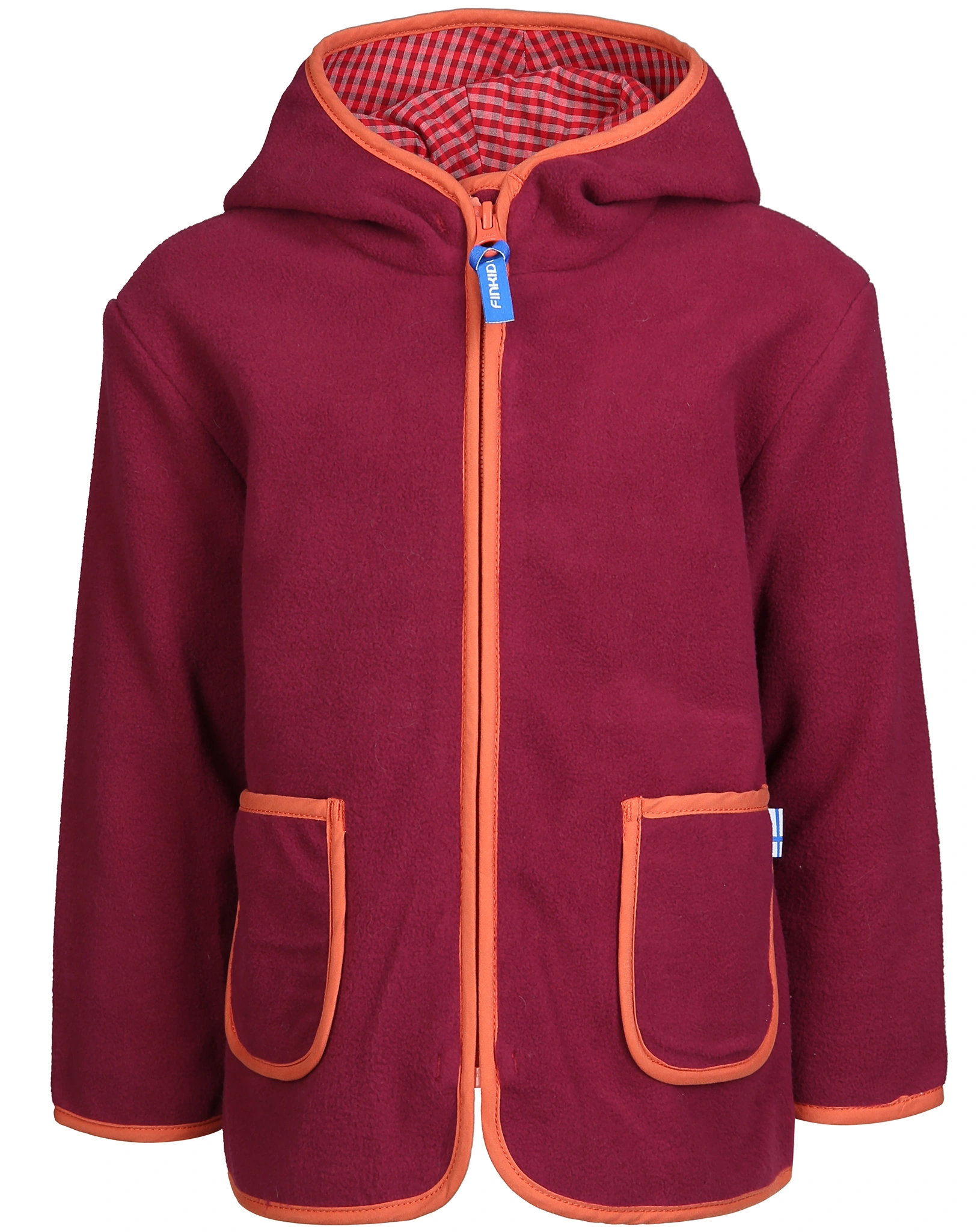 Fleecejacke TONTTU in beet red/fox