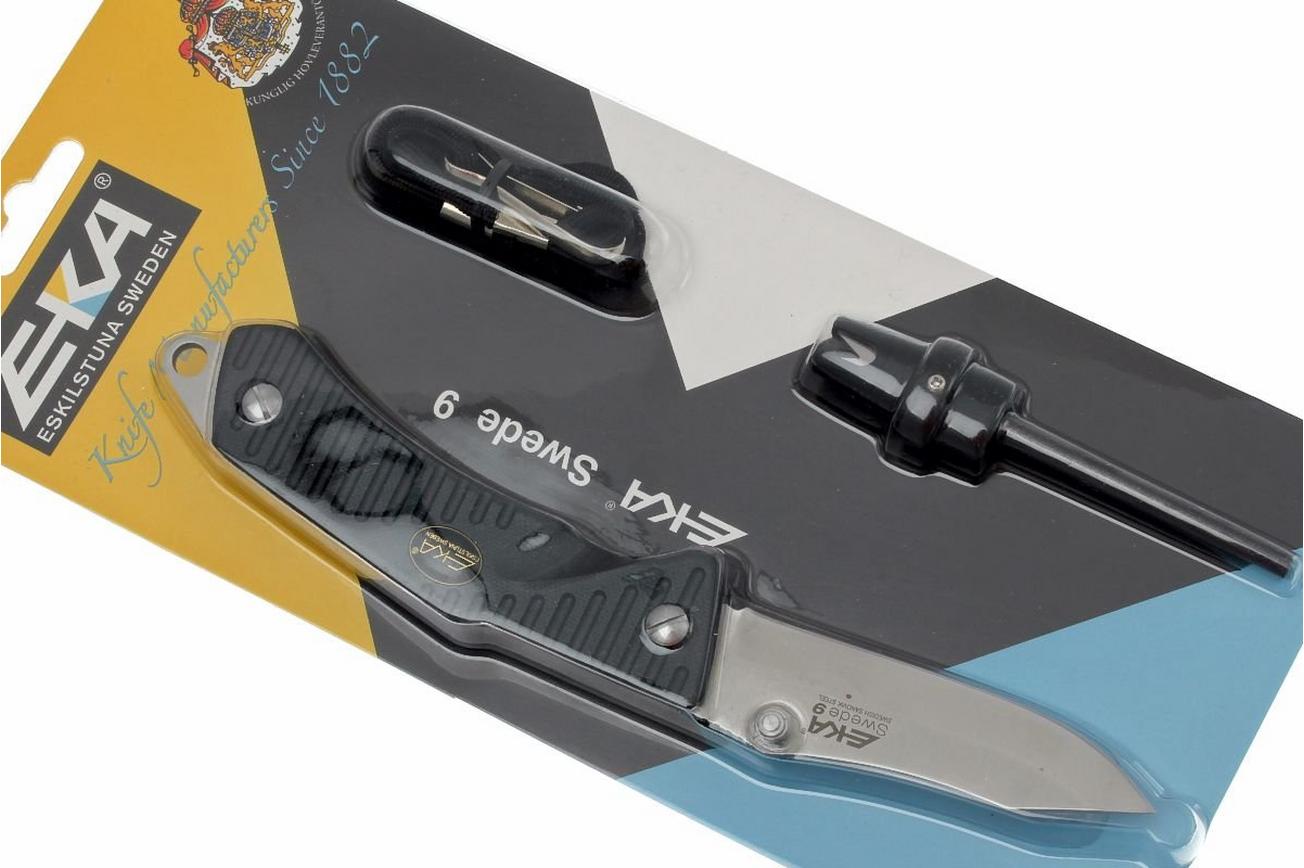EKA Swede 9, G10, zwart, 714101