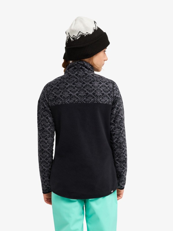 Whitecamp Half Zip Polaire technique Noir Fille 8-16 ans