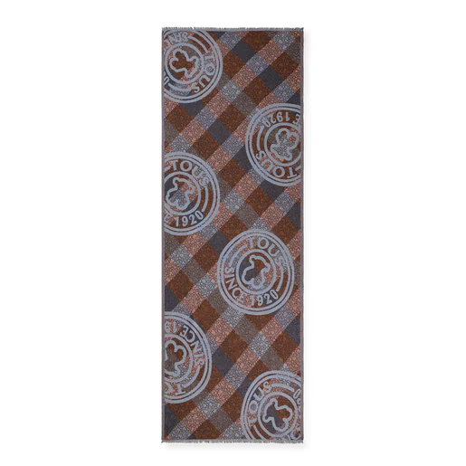 Lenço Kaos Mini Stamp em jacquard multicolorido