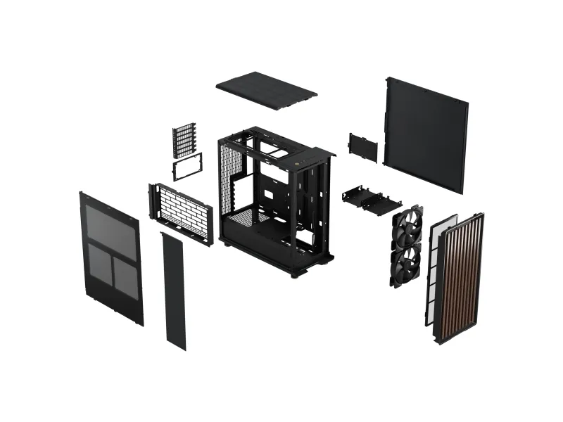 Fractal North Charcoal - Sort (Design Case, FD-C-NOR1C-01)