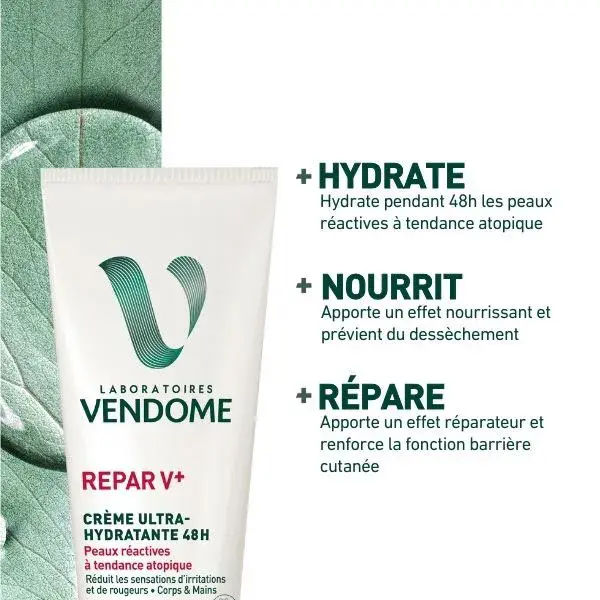 Vendôme Laboratories - REPARV+ 48H Creme Ultra-Hidratante 250ml