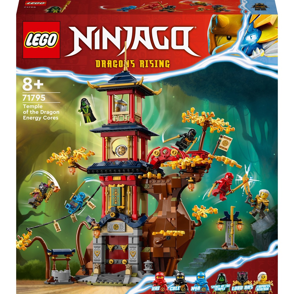 LEGO NINJAGO 71795 Tempel des Drachen – Energiekern-Bauset
