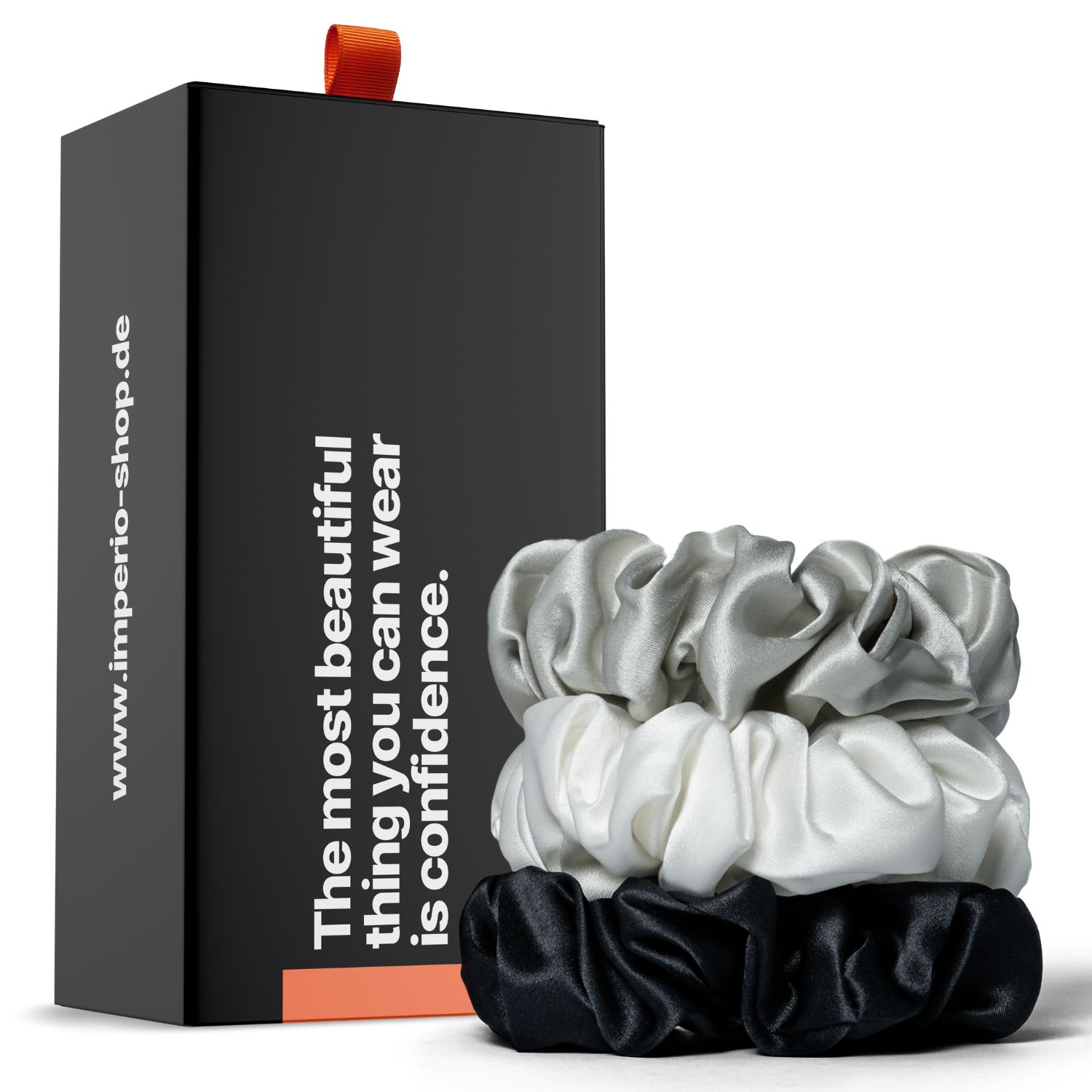 IMPERIO® Seiden Scrunchies Set (Classic)