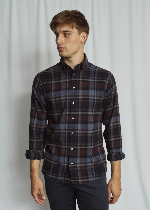 Bruun & Stengade BS Tethys Casual Modern Fit Shirt Navy