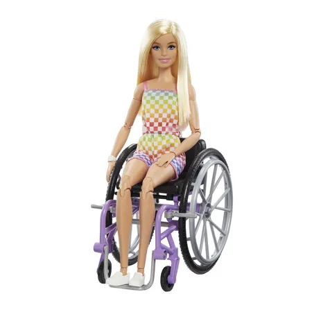 Barbie Fashionistas Puppe im Rollstuhl mit blonden Haaren