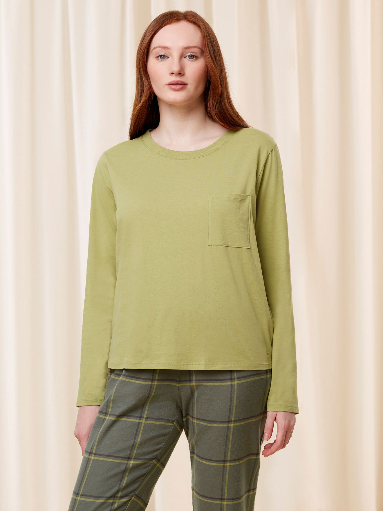 Tee-shirt Mix & Match Top Chest Pocket