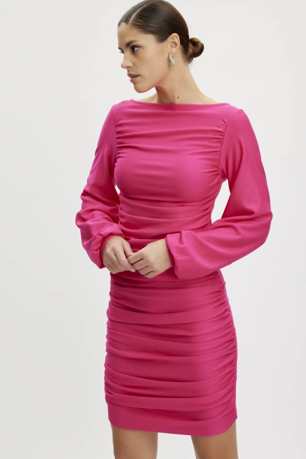 Gestuz RifaGZ ls dress pink peacock