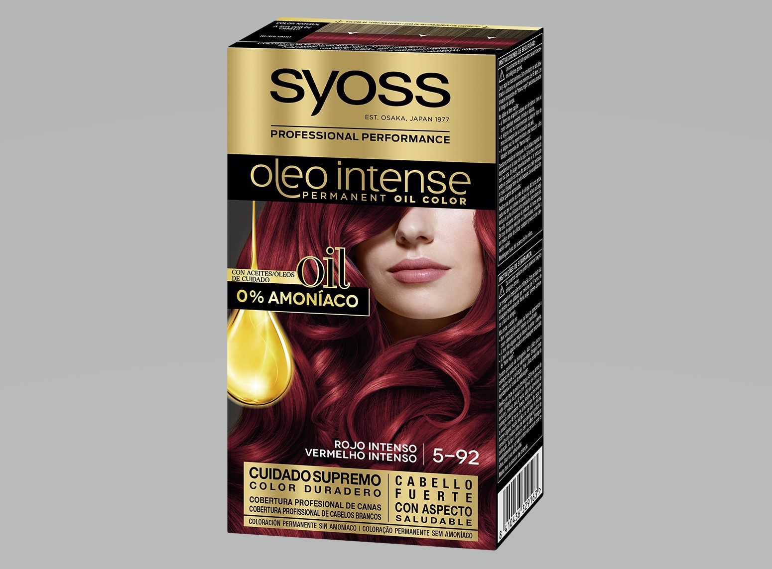 COLORAÇÃO SYOSS ÓLEO INTENSE 5-92 VERMELHO INTENSO