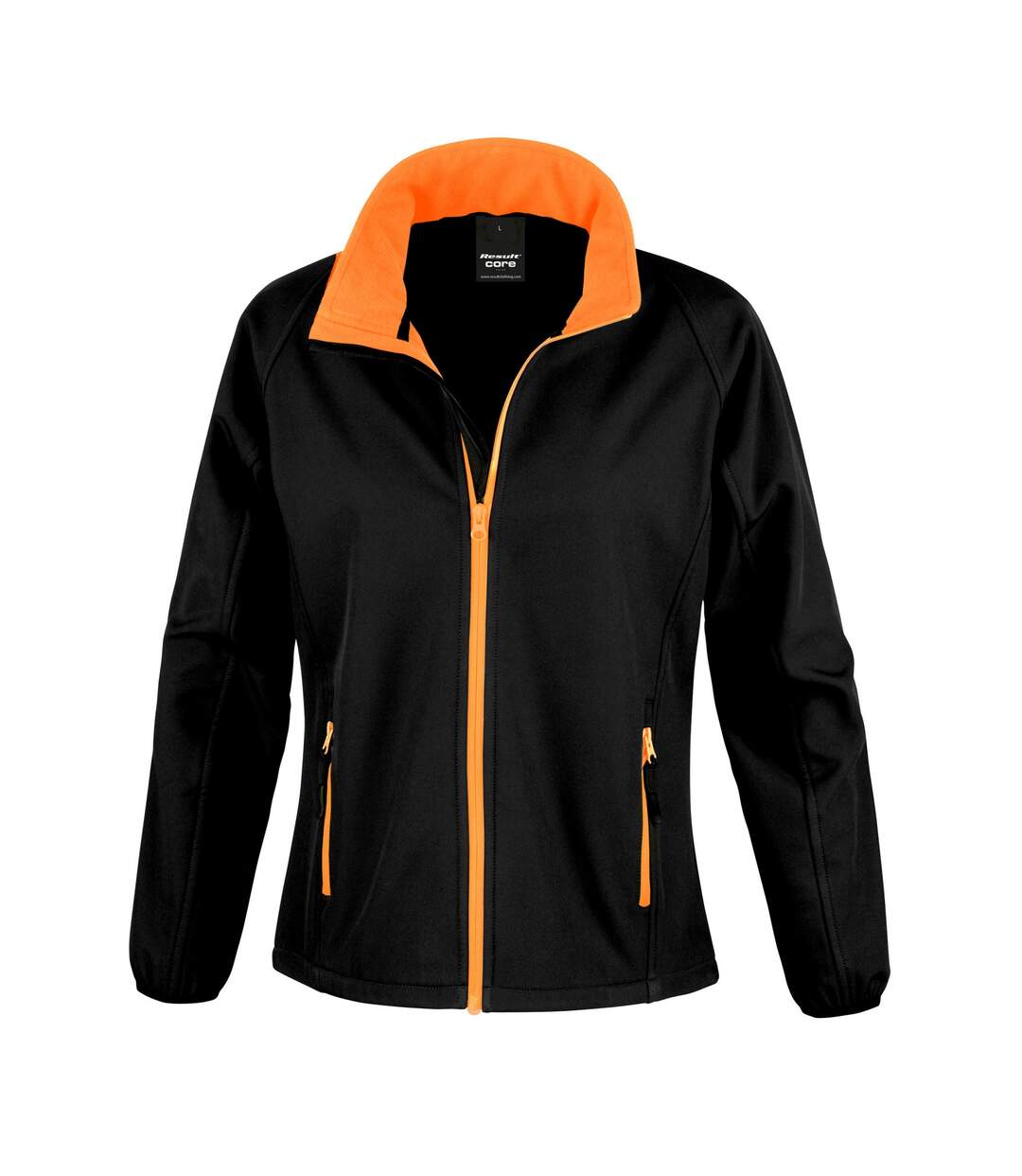 Result Core - Veste softshell - Femme (Noir / Orange) - UTBC5519