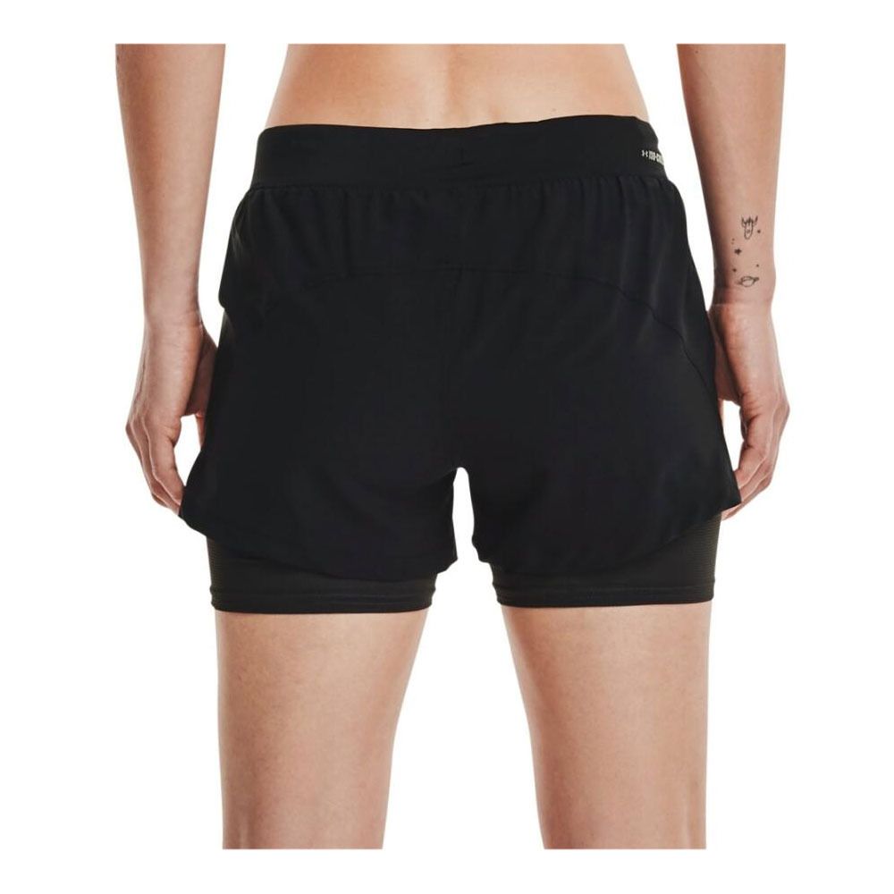 Under Armour ISO-CHILL RUN 2N1 - Short Femme noir