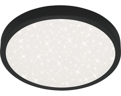 LED plafondlamp 24W 3000 lm 4000 K Ø 38 cm Runa zwart + sterrenhemel