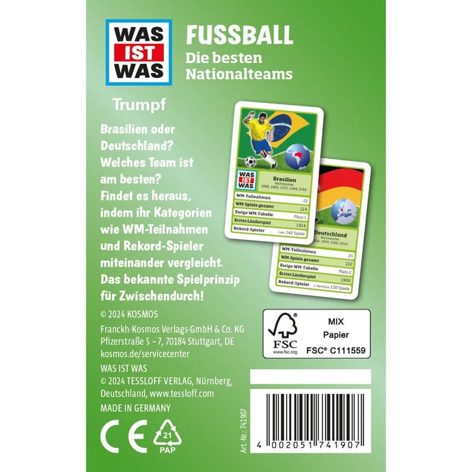 WAS IST WAS - Trumpf - Fussball - Die besten Nationalteams