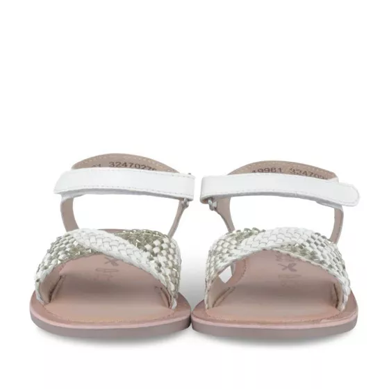Sandales BLANC NINI & GIRLS CUIR