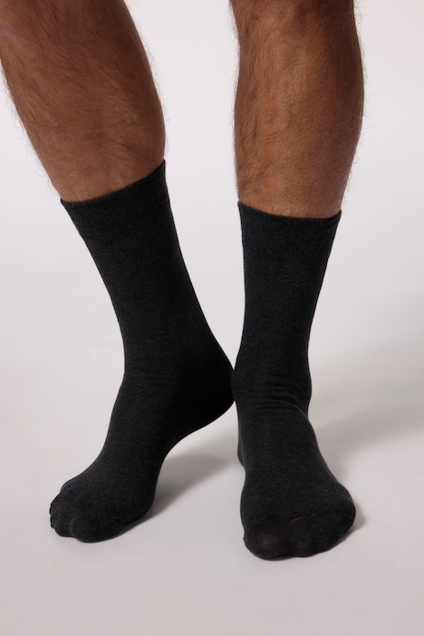 JP1880 Socken, 2er Pack, Ringel, uni