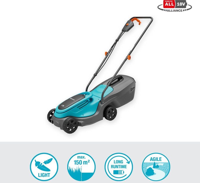 GARDENA PowerMax 30/18V Grasmaaier - Accu - Blauw - 300 mm Snijbreedte