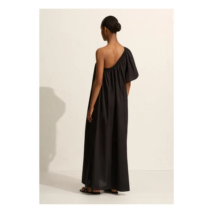 Matteau Robe Maxi Asymétrique | Noir
