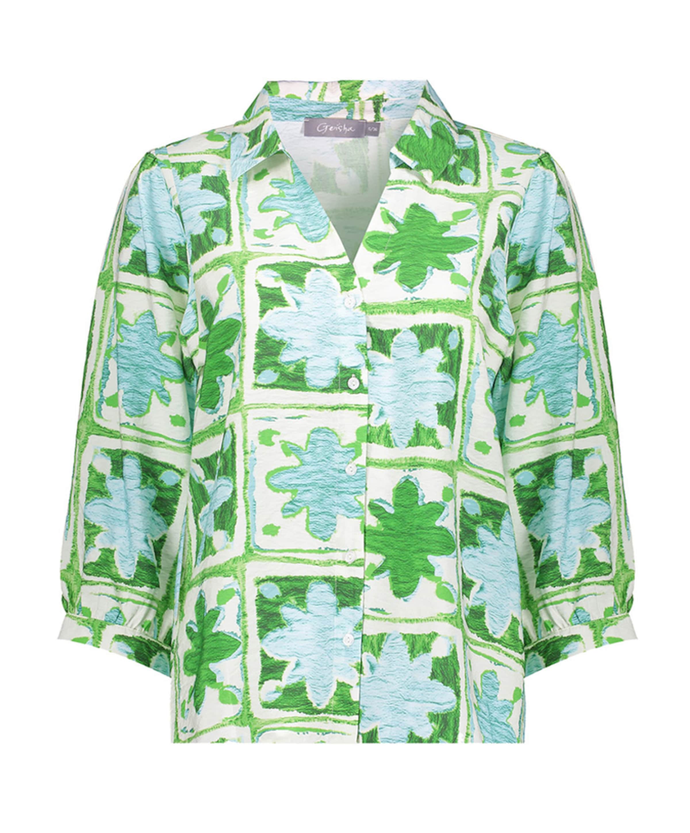 Geisha Dames blouse groen