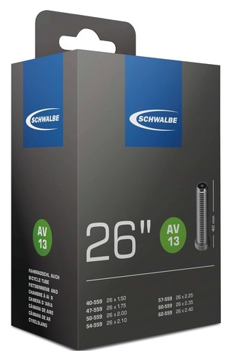 Slange Schwalbe 26x1,50-2,50 autoventil