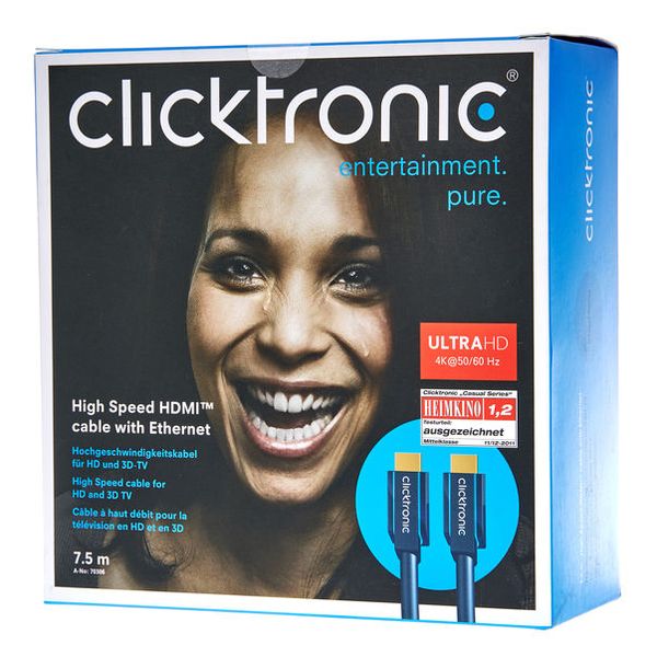 Clicktronic HDMI Casual Cable 7,5m