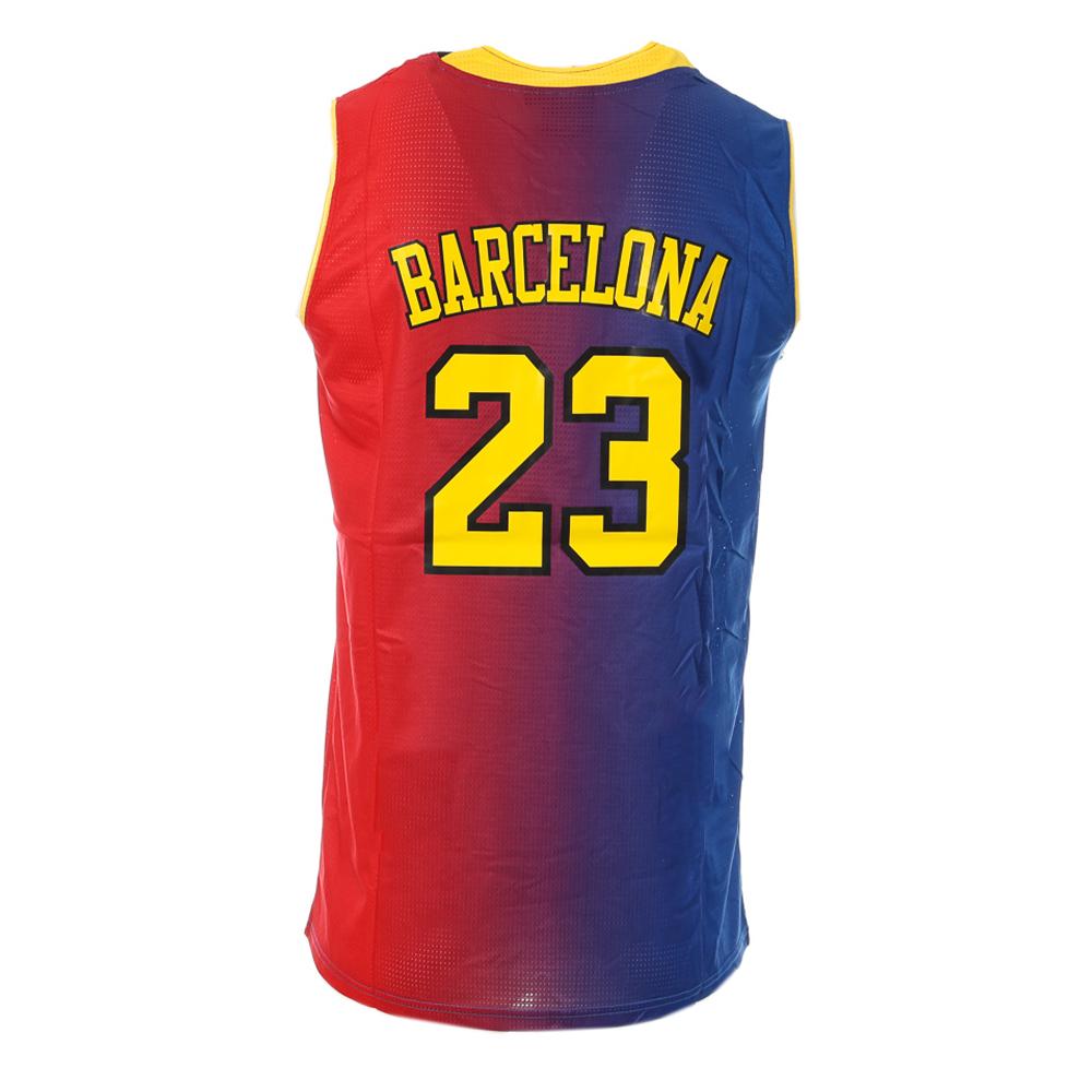 Sport Zone Maillot de basket Rouge/Bleu Homme Sport Zone Barcelona