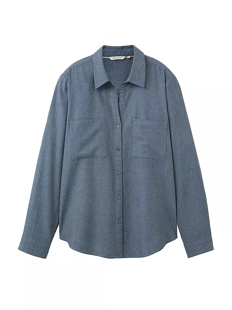 TOM TAILOR Bluse  blau