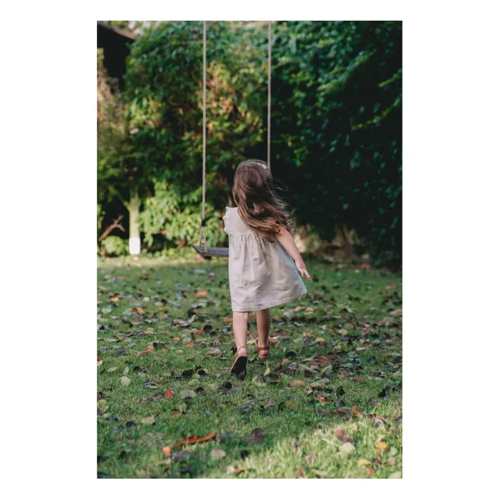 Loir Robe Alix Brodée | Ecru