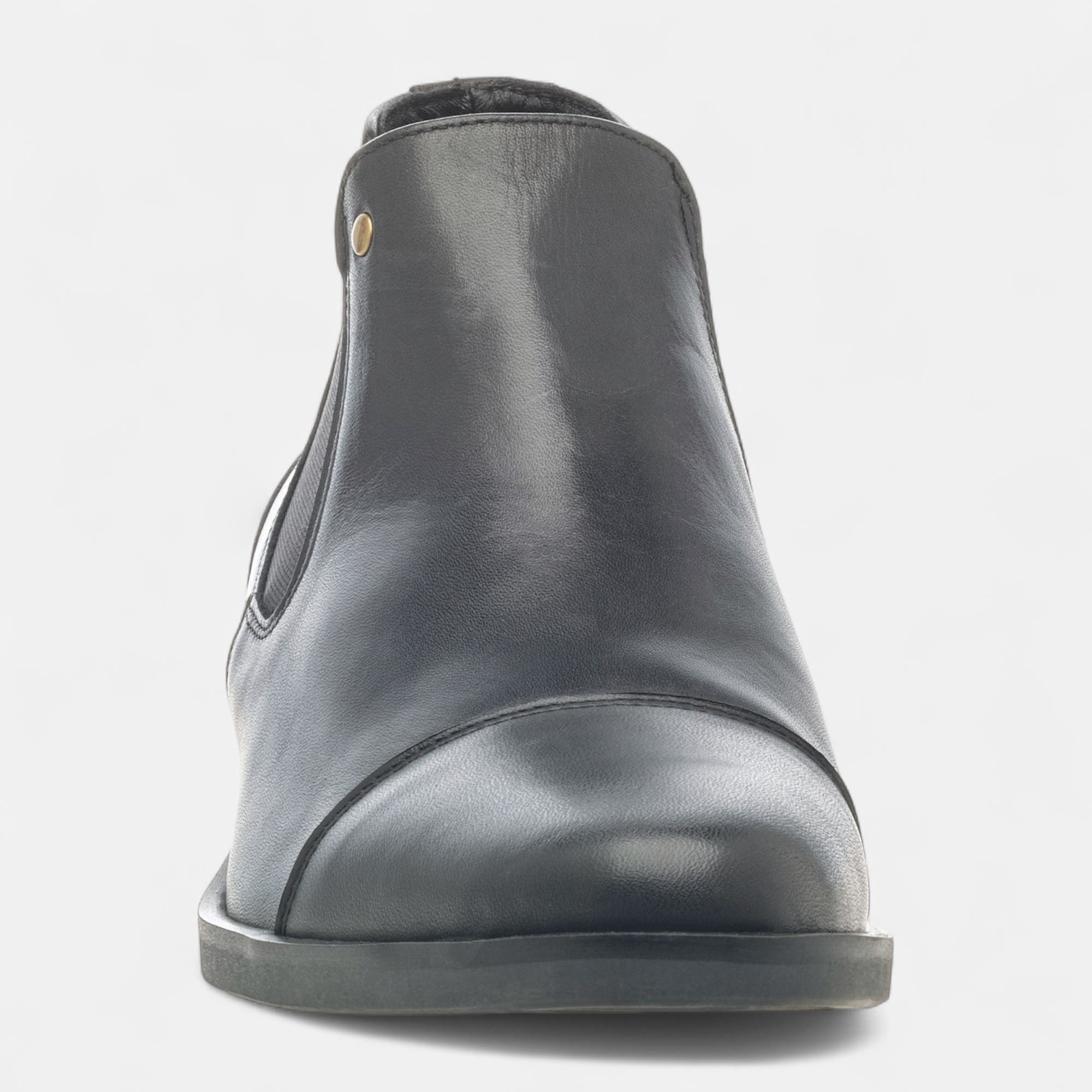 Boots chelsea Homme en cuir noir