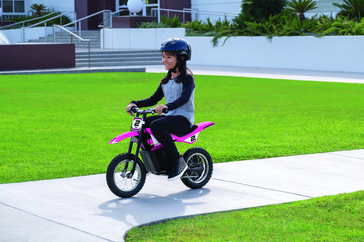 Razor - Mx125 Dirt Rocket Motorcrosser Til Børn - Pink Sort