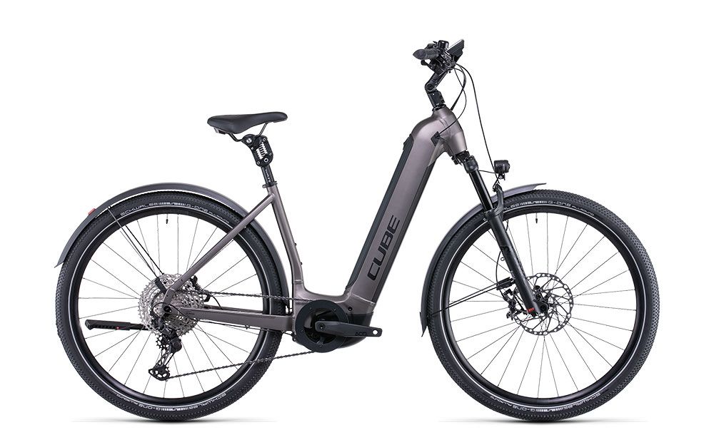 Cube Nuride Hybrid SLT 750 Allroad Easy Entry teak´n´grey kaufen | Bike-Discount