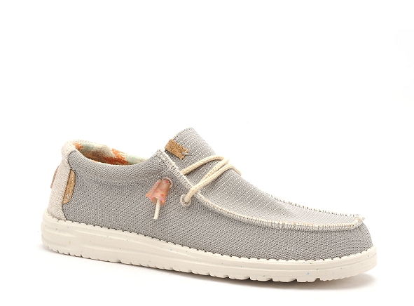 Dude basses homme wally eco sox knit gris