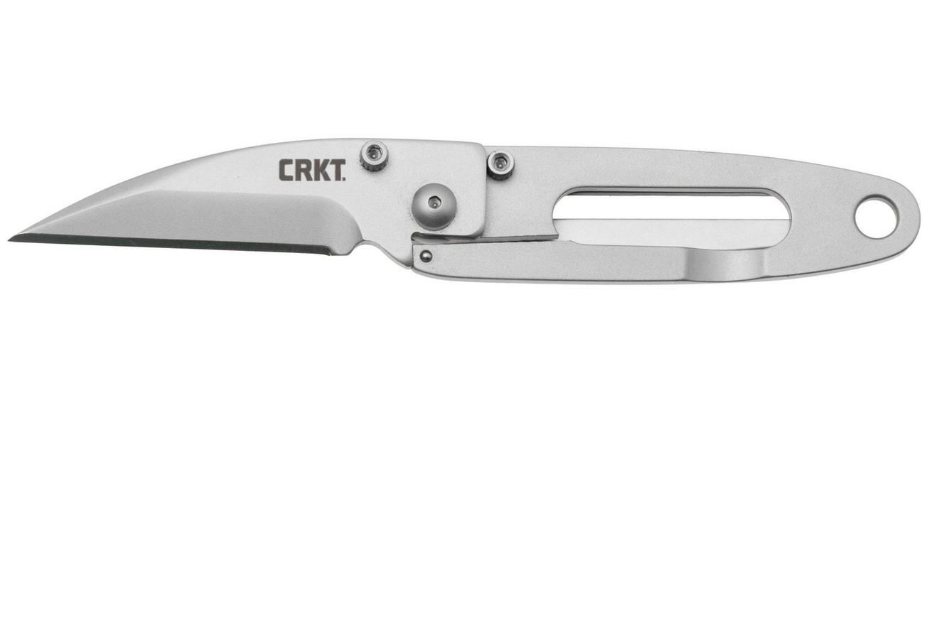 CRKT Delilah's P.E.C.K. 5520, Bead Blasted 3Cr13MoV, Stainless Steel zakmes, Ed Halligan design