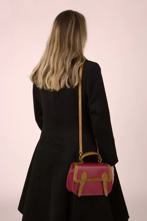 Banned Retro Carter Satchel handtas in rood