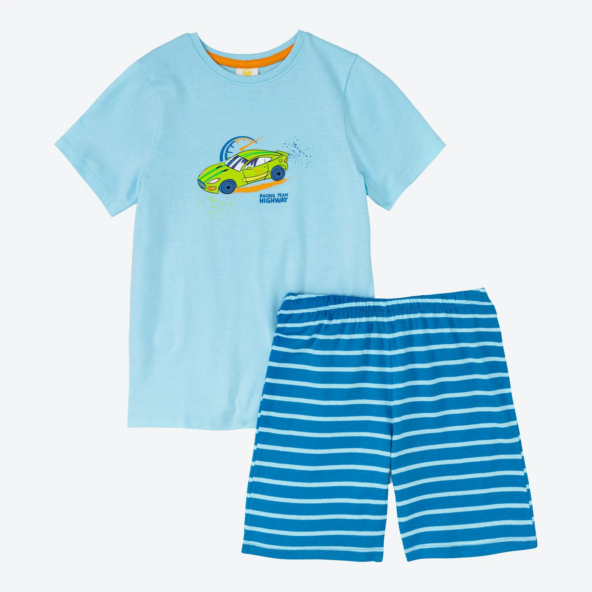 Jungen-Shorty mit Streifenmuster, 2-teilig