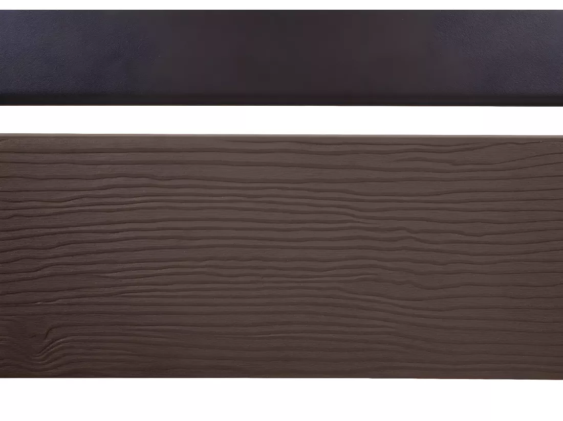 Clôture pour poubelles en aluminium MCW-K57, marron