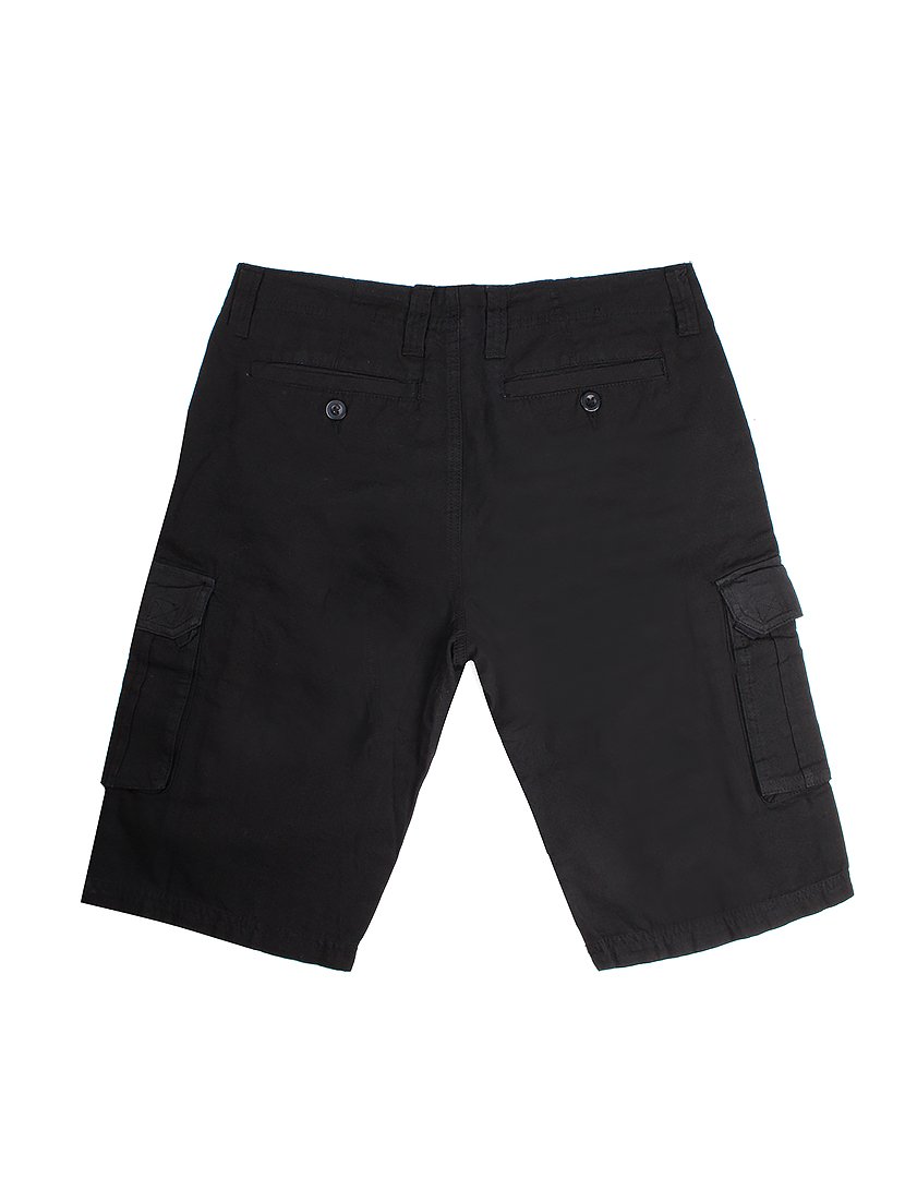 Men's Black Cargo Shorts