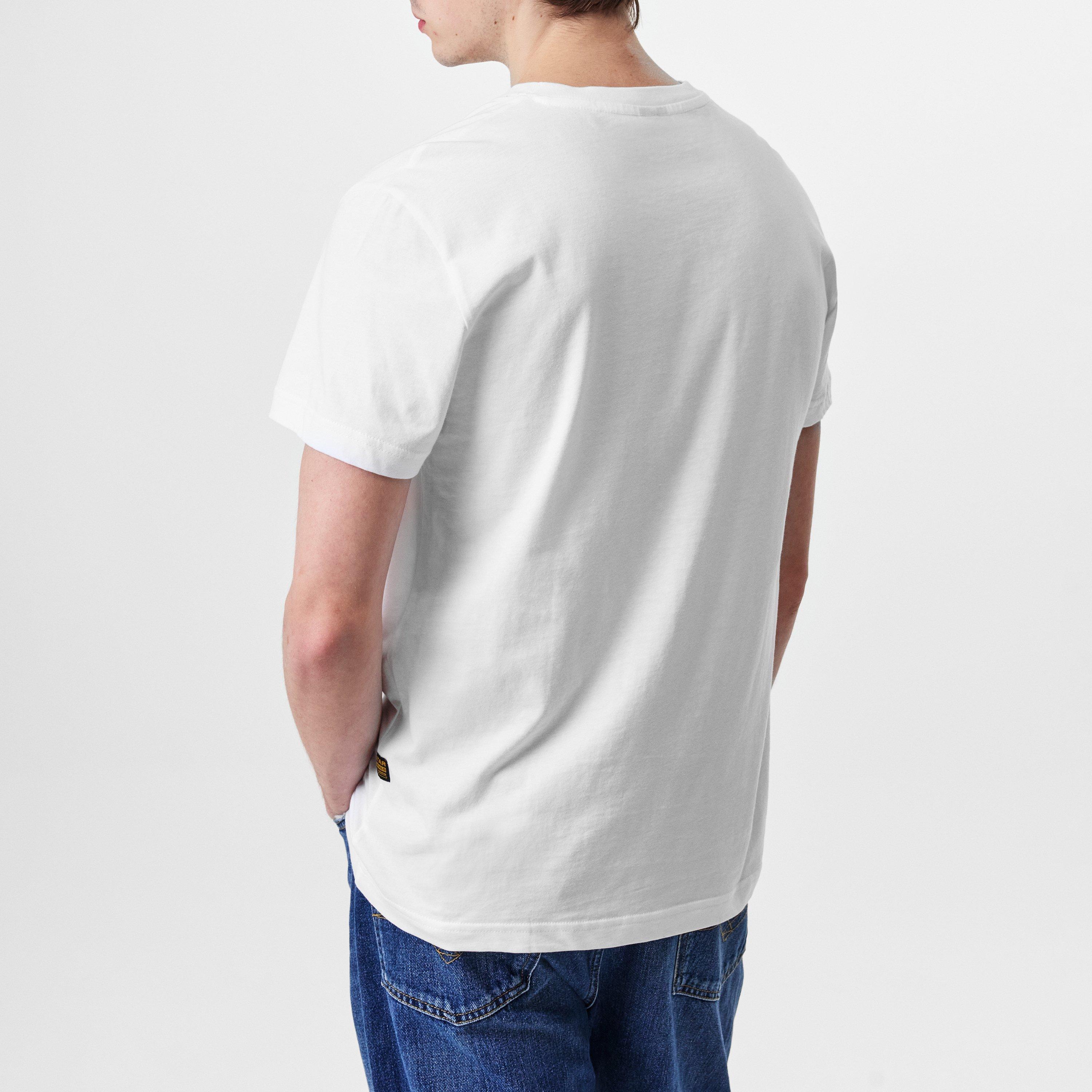 G Star Triple Logo Graphic T Shirt