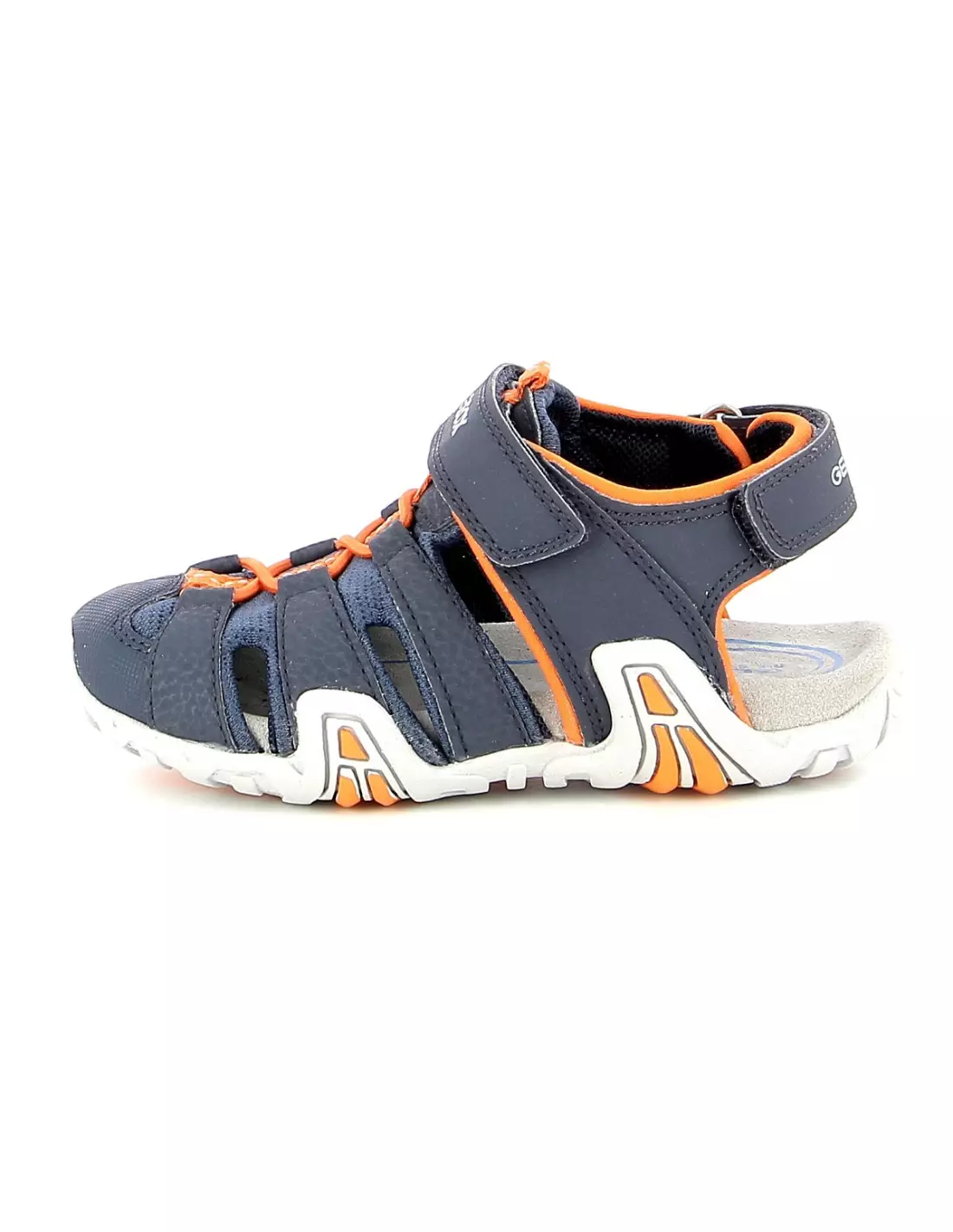 GEOX KRAZE - Sandales & nu-pieds Navyorange