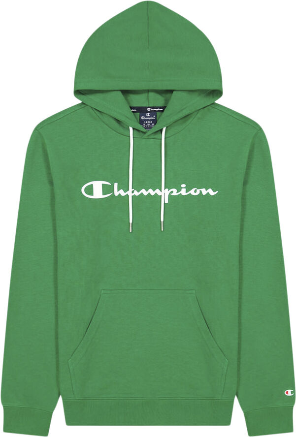 Champion Script Logo Cotton Terry hættetrøje Grøn