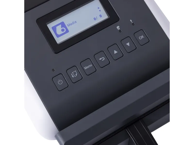 Brother TD-4550DNWBFC - Etiketprinter - direkte termisk - Rulle (11,8 cm) - 300 dpi - op til 152 mm/sek. - USB 2.0, LAN, seriel, Wi-Fi(n), Bluetooth 4.2, USB vært - skærer